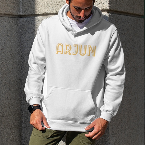My Name Customized Unisex Printed Hoodie with Pockets