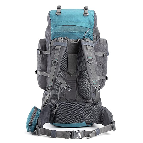 Buy Grey Customized 55 Litre Internal Frame Rucksack For Trekking and