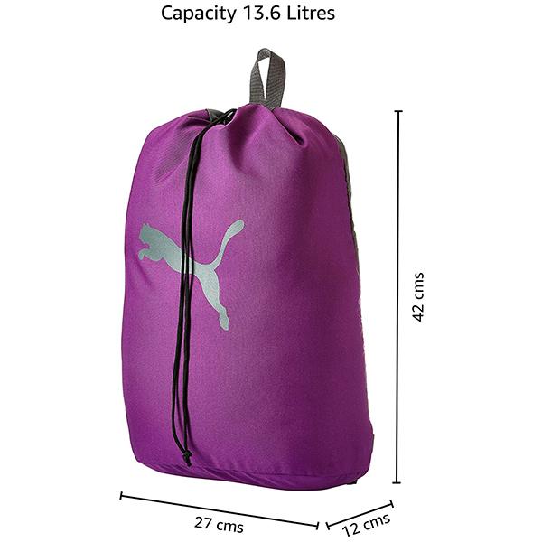 Buy Purple Customized Puma Backpack (Dimensions27 x 12 x 42 cm) Online
