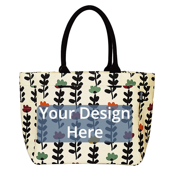 Black Customized Women's Tote Bag
