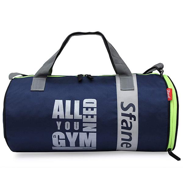 Buy Blue Customized Men & Women Trendy Duffel Gym Bag, Shoulder Sports