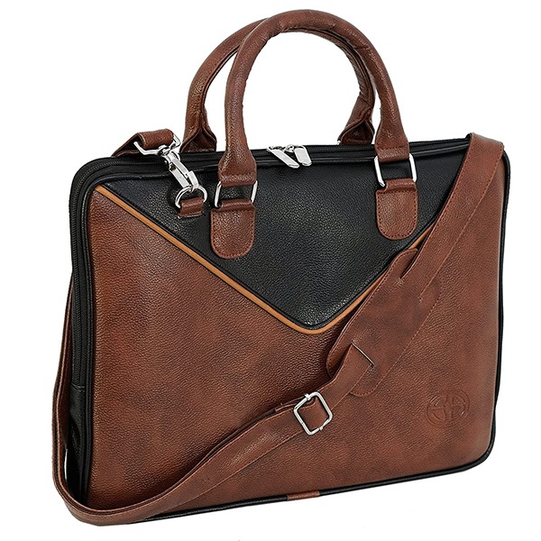 Buy Brown Customized Leather 14 inch Laptop Messenger Shoulder Sling