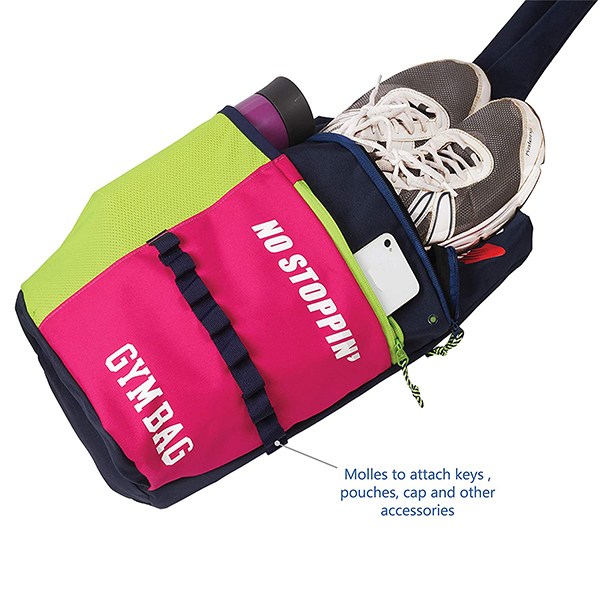 Buy Multicolor Customized Gym/Yoga/Exercise/Fitness Kit Bag yourPrint