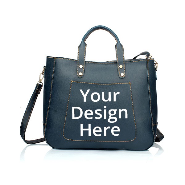 Blue Customized Women's Handbag