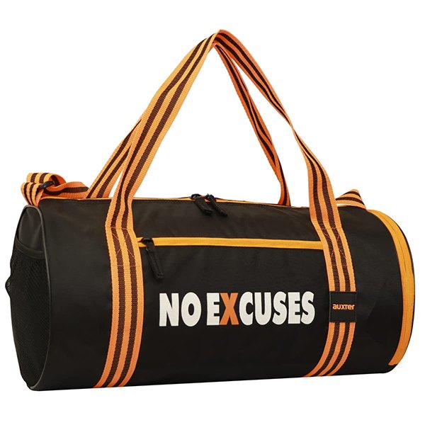 Buy Brown Customized Gym Duffle Bag with Shoe Compartment Online