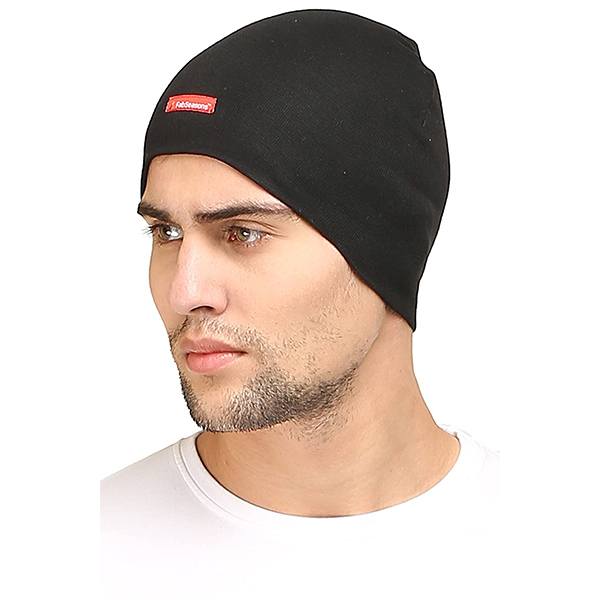 Buy Black Customized FabSeasons Cotton Skull Cap Online yourPrint