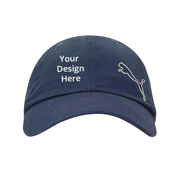 Dark Denim Customized Puma Unisex Adult Cap