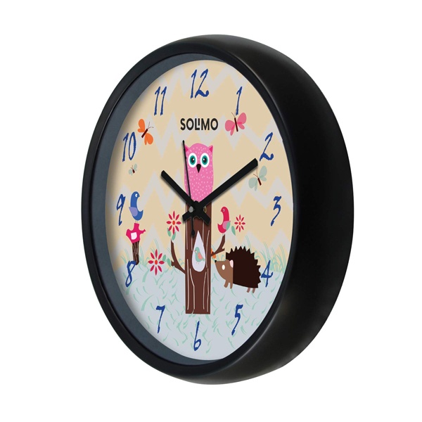 Buy Multi Color Customized Plastic Play Time 12" Silent Movement Wall Clock yourPrint