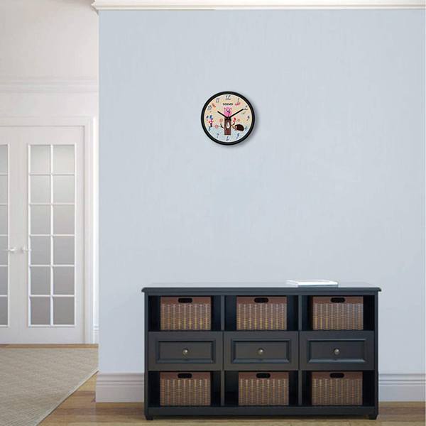 Buy Multi Color Customized Plastic Play Time 12" Silent Movement Wall Clock yourPrint