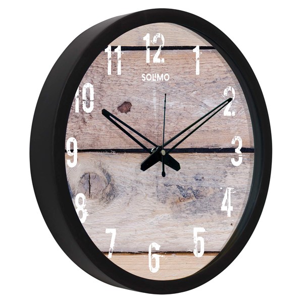 Buy Light Brown Customized Silent Movement Wall Clock yourPrint