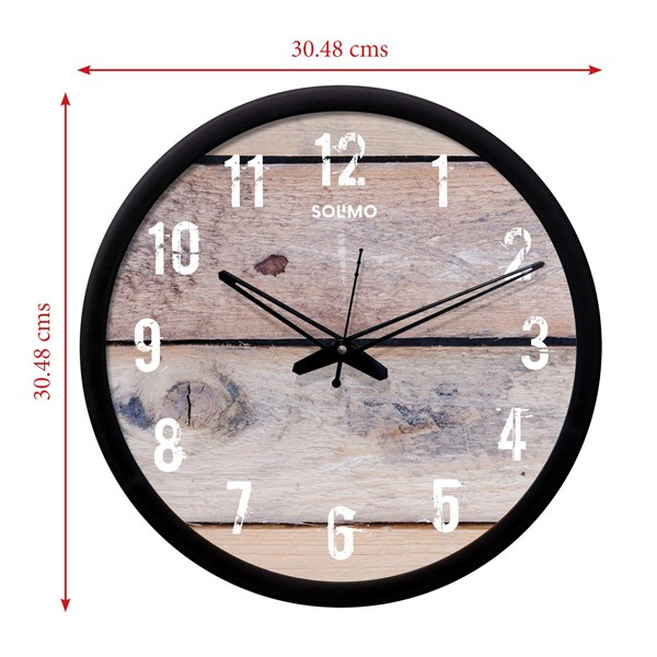 Buy Light Brown Customized Silent Movement Wall Clock yourPrint