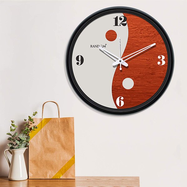 Buy Grey and Brown Customized 12" Plastic & Glass Decorative Wall