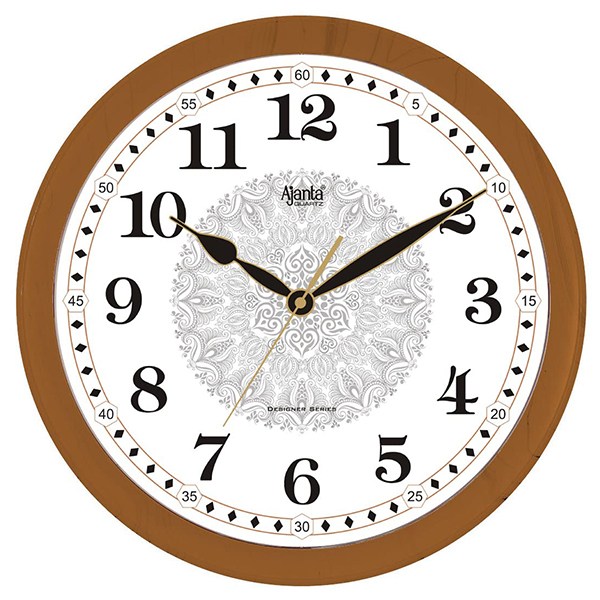 Buy Brown Customized Ajanta Real Silent Sweep Movement Plastic Designer