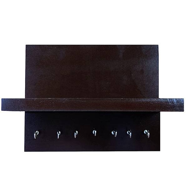 Buy Brown Customized Key Holder for Home Wooden Key Stand for Wall