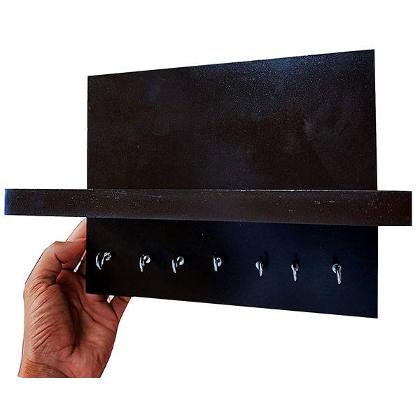 Buy Brown Customized Key Holder for Home Wooden Key Stand for Wall Car Key Hanger 7 Hooks