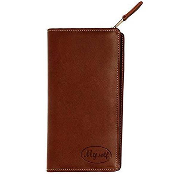 Buy Brown Customized Passport Holder Online yourPrint