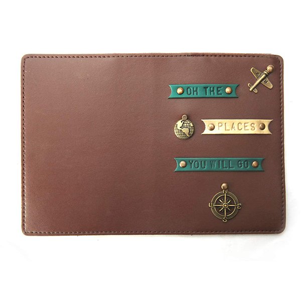 Buy Brown Customized Passport Cover Online yourPrint