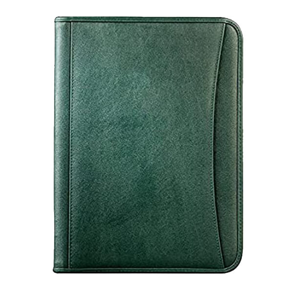 Green Customized Multipurpose Leather File Sleeve to Store A4