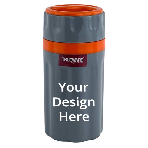 Grey Customized Stainless Steel Tuff Flask (500 ml)