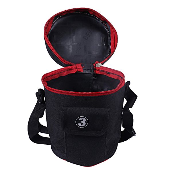 Buy Black Customized Rexine Lunch Box Cover Online yourPrint