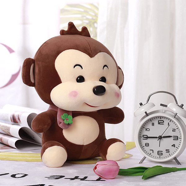 Buy Brown Customized Animal Muffler Monkey Toy yourPrint