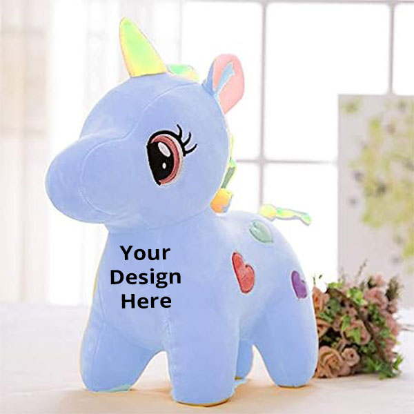 Purple Unicorn Customized 30 Cms Stuffed Soft Toy