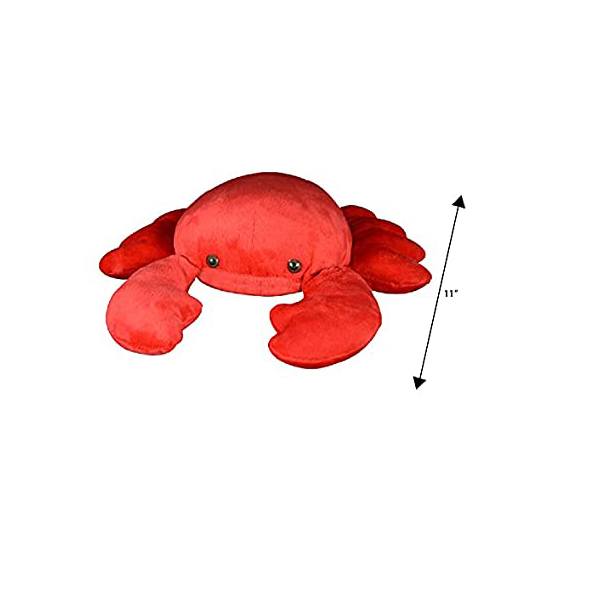 Buy Red Customized Stuffed Animal Crab, Cute Sea Life Cuddle Toy for