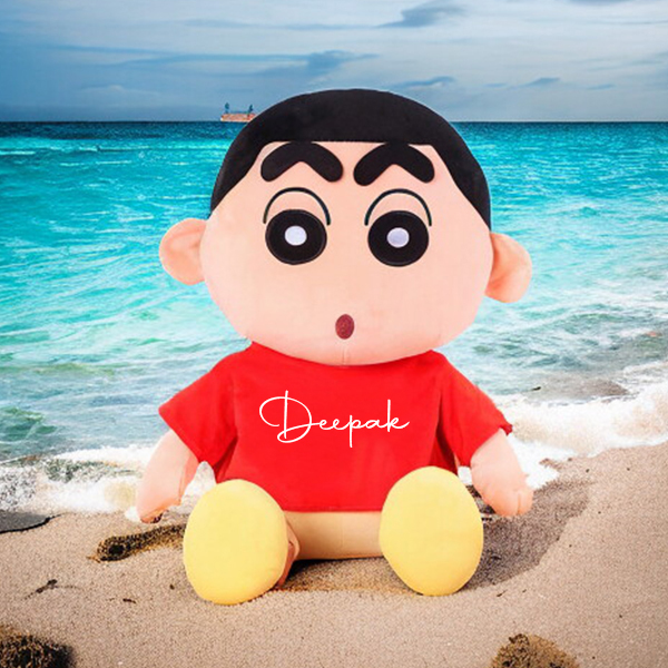 Multicolour Customized Shinchan Soft Toys, Baby Toys Birthday Gift For Girls, Gift Items (32 cm)
