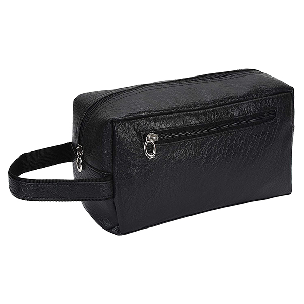 Buy Black Customized Toiletry Bag Vanity Kit Shaving Medicine Pouch