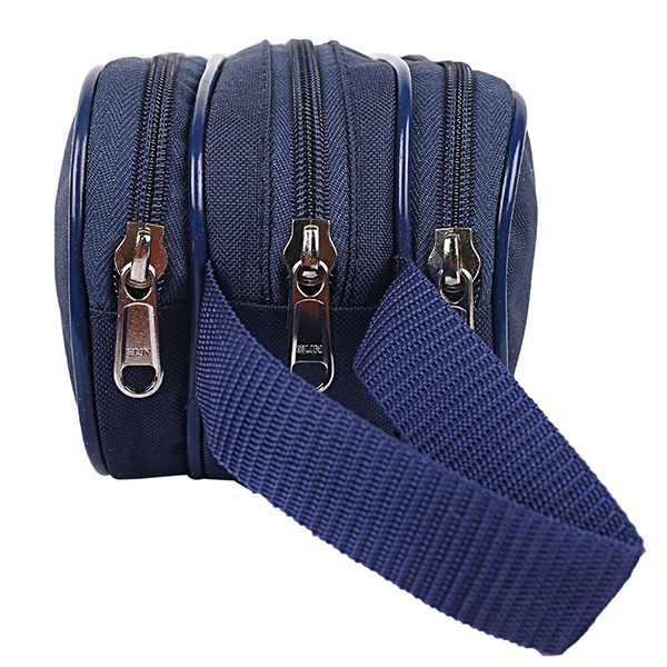 Buy Blue Customized Toiletry Travel Shaving Kit/Pouch/Bag, 3 Main