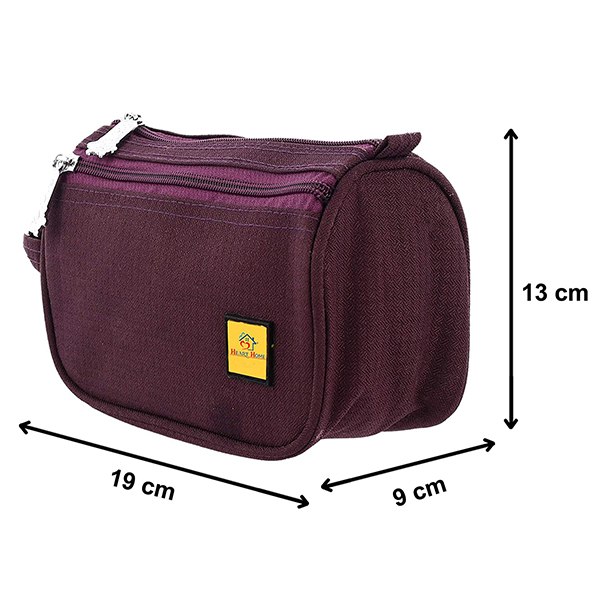 Buy Wine Customized Travel Shaving Kit/Pouch/Bag with 2 Main