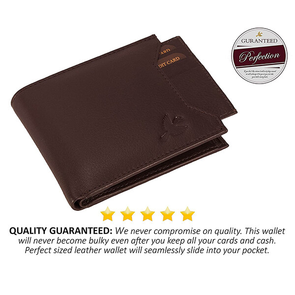 Buy Brown Customized HORNBULL RFID Protected Leather Wallet for Men Online yourPrint