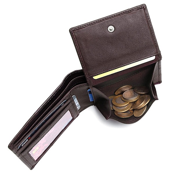 Buy Brown Customized Leather Men's Wallet Online yourPrint