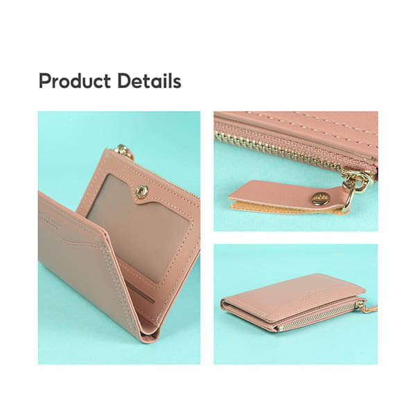 Buy Pink Customized MINISO Two-fold Short Wallet Online | yourPrint